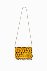 Funk For Hire Yellow People Printed Sling Bag