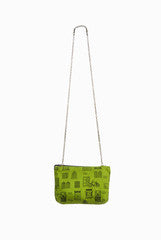 Funk For Hire Lime/Navy Wall Printed Twin Sling