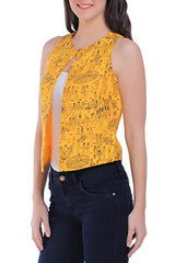 Funk For Hire Yellow Mela Waistcoat