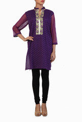 Ginaz Purple Hakoba Kurta