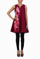 Ginaz Maroon Tunic