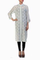 Ginaz Powder Blue Kurta