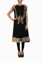 Ginaz Black Hand Work Kurta