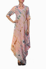 Ginaz Tie & Dye Maxi Dress