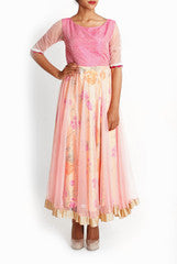 Geethika Kanumilli  Blossoms Anarkali