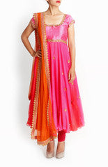Geethika Kanumilli Pretty In Pink Anarkali