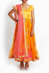 Geethika Kanumilli Daffodil Delight Anarkali