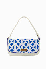Hepburnette Blue Go Frisbee Clutch