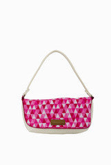 Hepburnette Pink House of Mirrors Clutch
