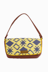 Hepburnette Yellow Christmas Carol Clutch