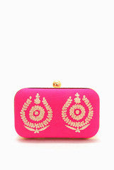 Hepburnette Pink Jaz Clutch