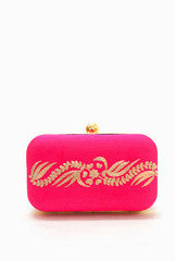Hepburnette Pink Clutch