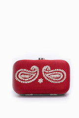 Hepburnette Red Clutch