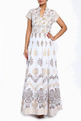 Rahul Singh White and Blue Anarkali