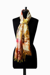 IHKAR Multicolor Wool Silk Stole