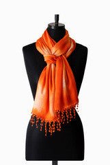 IHKAR Orange Tie And Die Stole