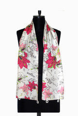 IHKAR Pink Harmony Silk Stole