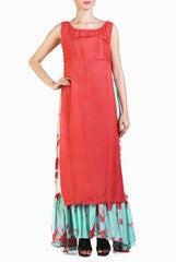 IMBA Red Ghaghra Dress