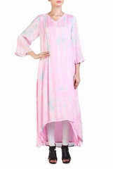 IMBA Baby Pink Long Assymetric Kurta