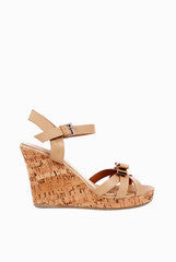 INTOTO Nude Bow Wedges