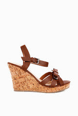 INTOTO Brown Bow Wedges
