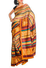 Multi Colors Art Silk Saree