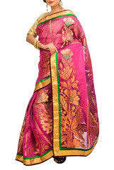 Magenta Banarasi Saree