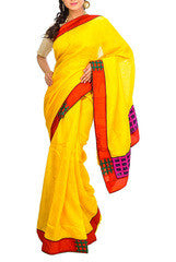 Yellow Super Net Saree