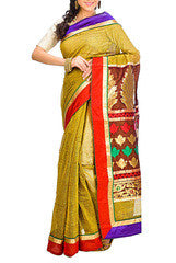 Multicolored Super Net Saree