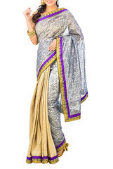 Off White Cotton Saree