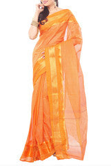 Yellow Cotton Saree