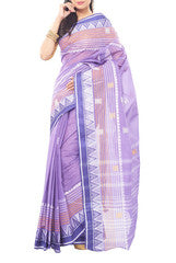 Satel Blue West Bengal Cotton Saree