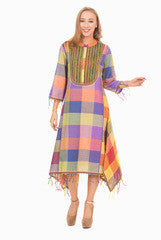Rinku Sobti Check Asymmetrical Dress