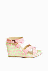 Kanabis Crazy Hearts Wedges