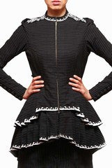 Richana Khumanthem Black Top and Skirt