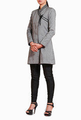 Richana Khumanthem Grey Coat