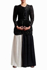 Richana Khumanthem Black Top and Skirt