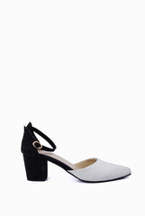 Kraft Cellar Salt Pepper Block Heel Sandal