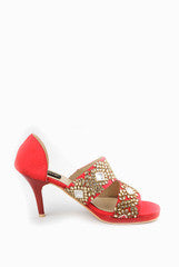 Kraft Cellar Melody In Red Stilettos Pumps