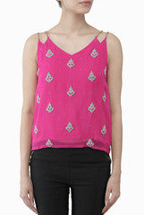 Kriti J Magenta Top