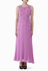 Kriti J lilac Maxi Dress