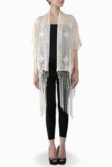 Lady R Couture Blush Cross Stitch Shrug