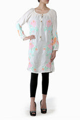 Lady R Couture White Embroidered Tunic