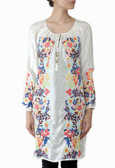 Lady R Couture White Embroidered Kurta
