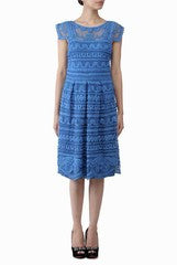 Lady R Couture Blue Dress