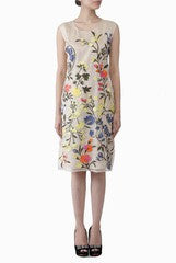 Lady R Couture Multicolored Embroidered Dress