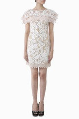 Lady R Couture Nude Taping Work Dress