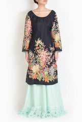 Lady R Couture Printed Kurta & Palazzo Set