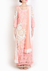 Lady R Couture Peach Suit Set