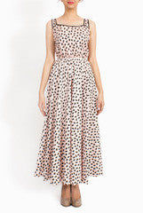La Rutu Printed Elastic Dress
